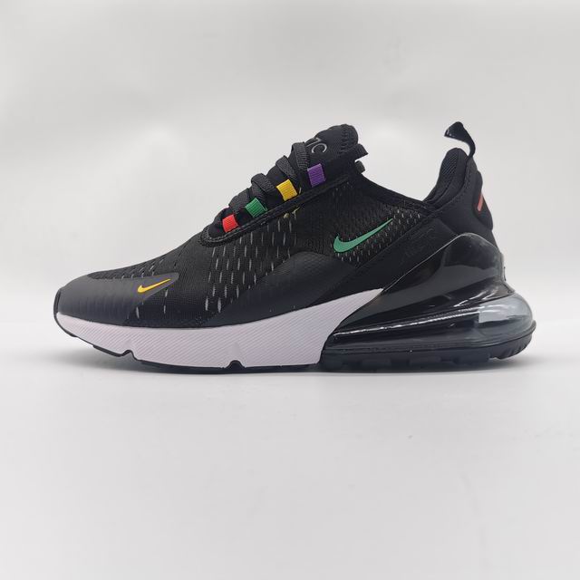 Nike Air Max 270 Men Shoes Black Green Yellow-42